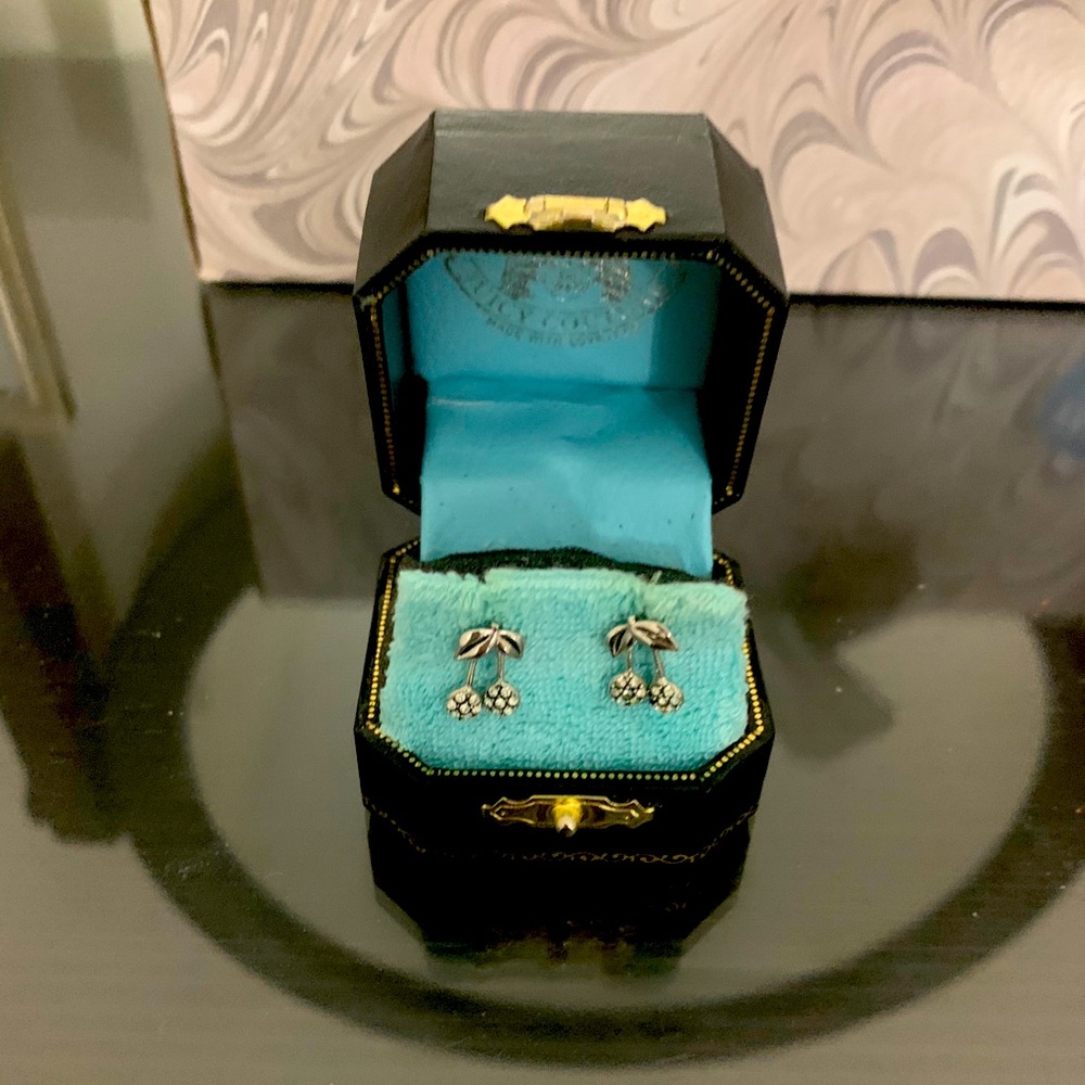 Juicy couture cherry earrings